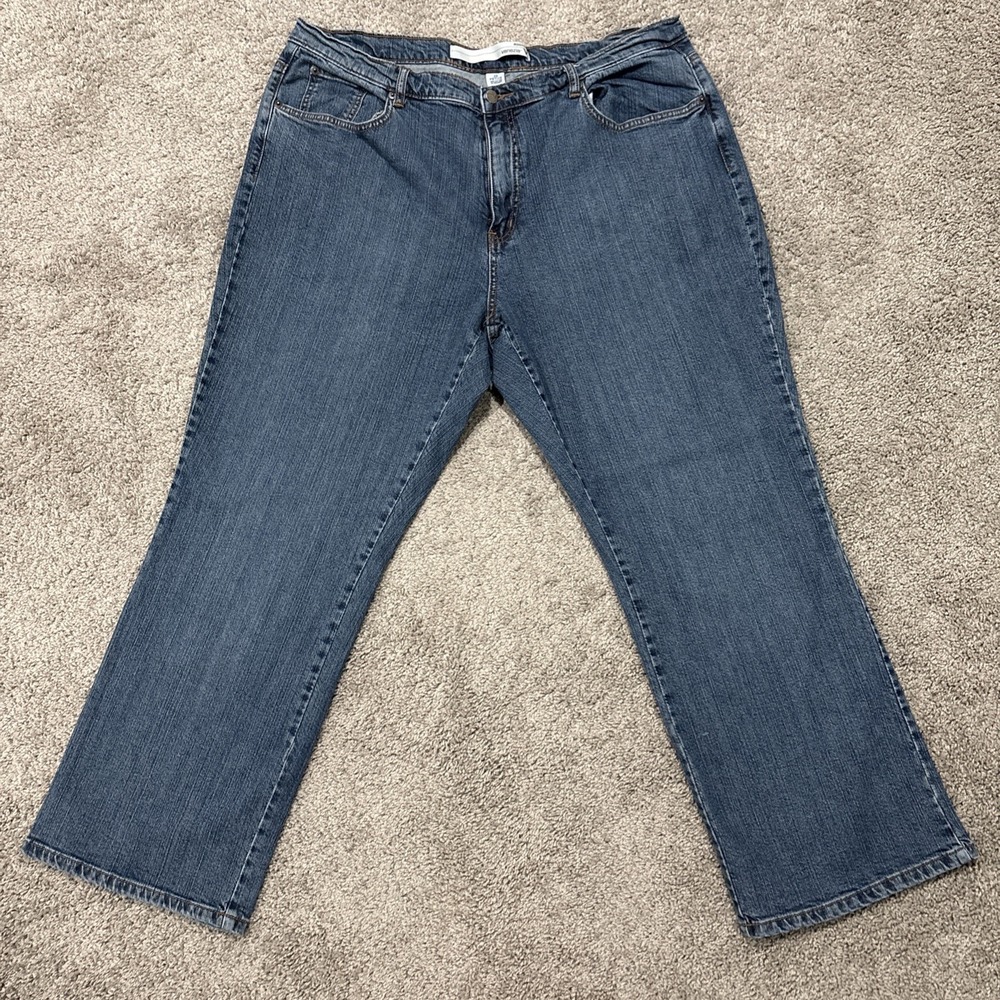 Venezia Women's Blue Jeans Size 22 Petite Boot Cut